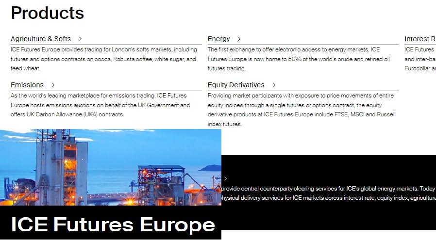 đánh giá sàn ICE Futures Europe